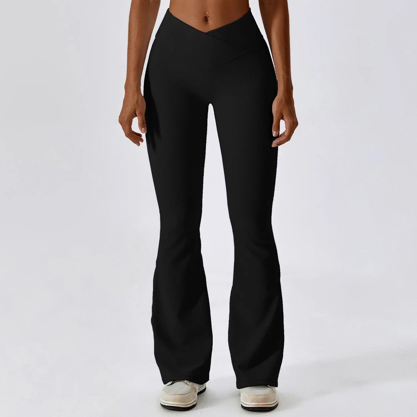 Cross-Waist Yoga Leggings