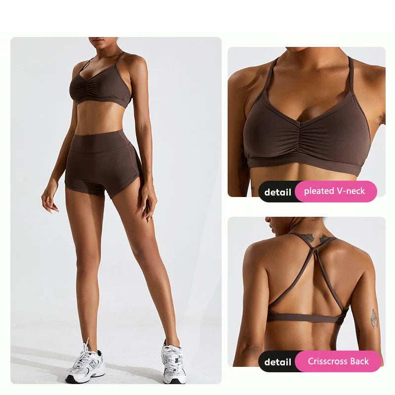 Scrunch Sports Bra Gym Top