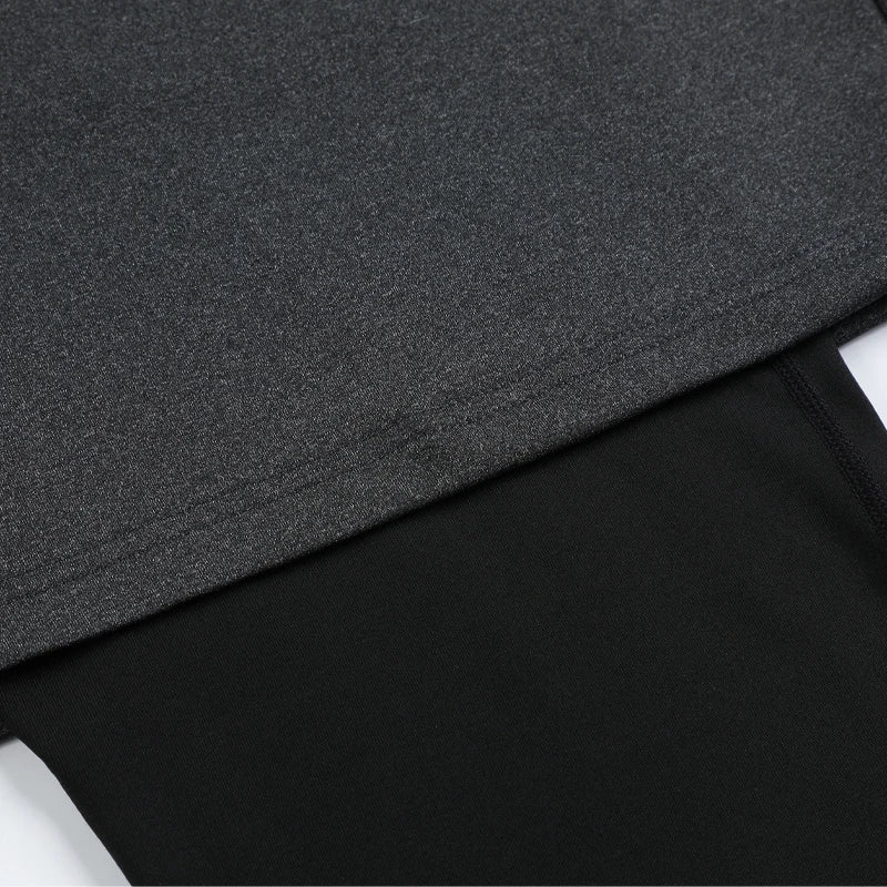 Men Sports Trouser 2 In 1 Compression Baselayer