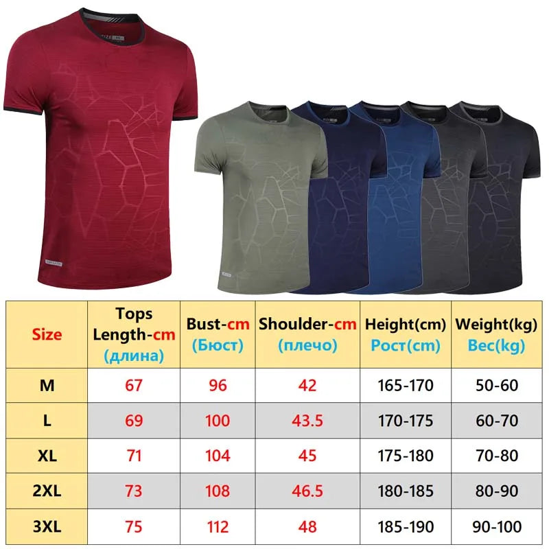 Men’s Breathable Quick-Dry Training T-Shirt