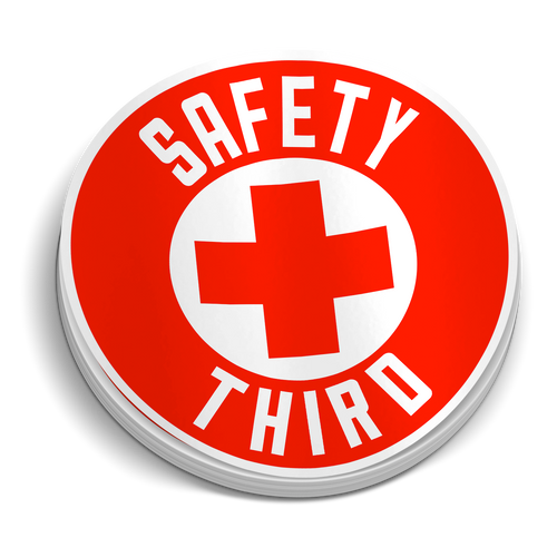 Safety Third Medical Sticker