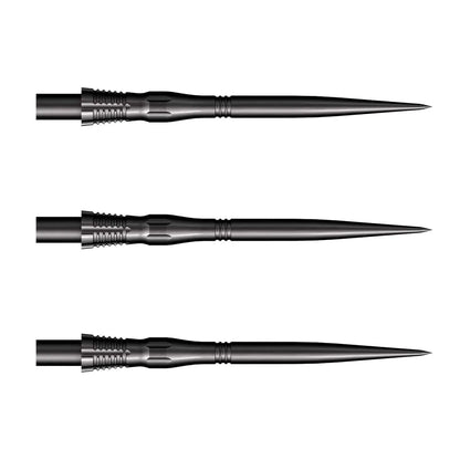 SHOT - Anti-deflection SCALLOP Steel Tip Dart Points - 35mm Total Length