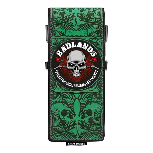 SHOT - BADLANDS Inked Drop-in Dart Wallet - GREEN