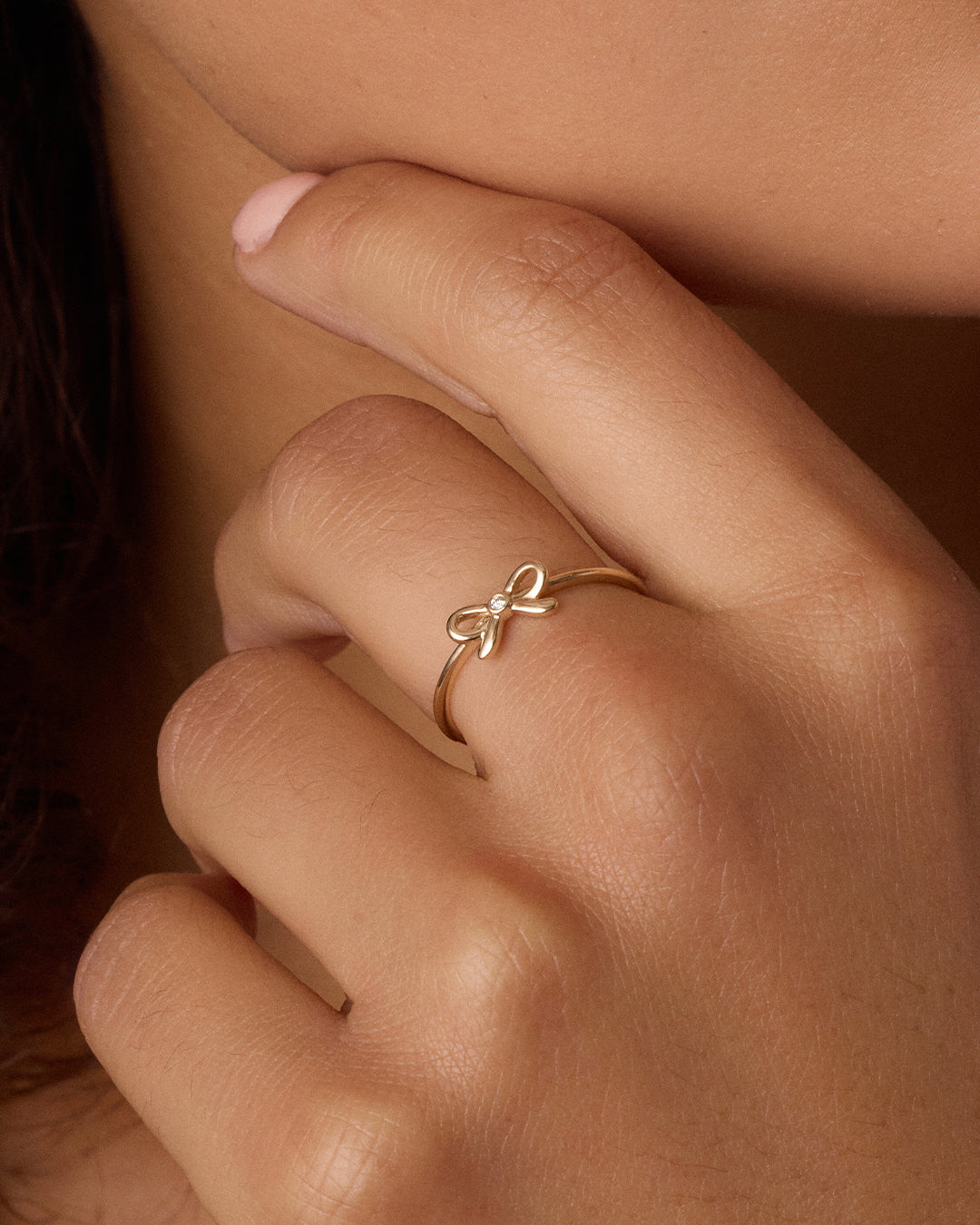 14K Diamond Put a Bow on it Ring