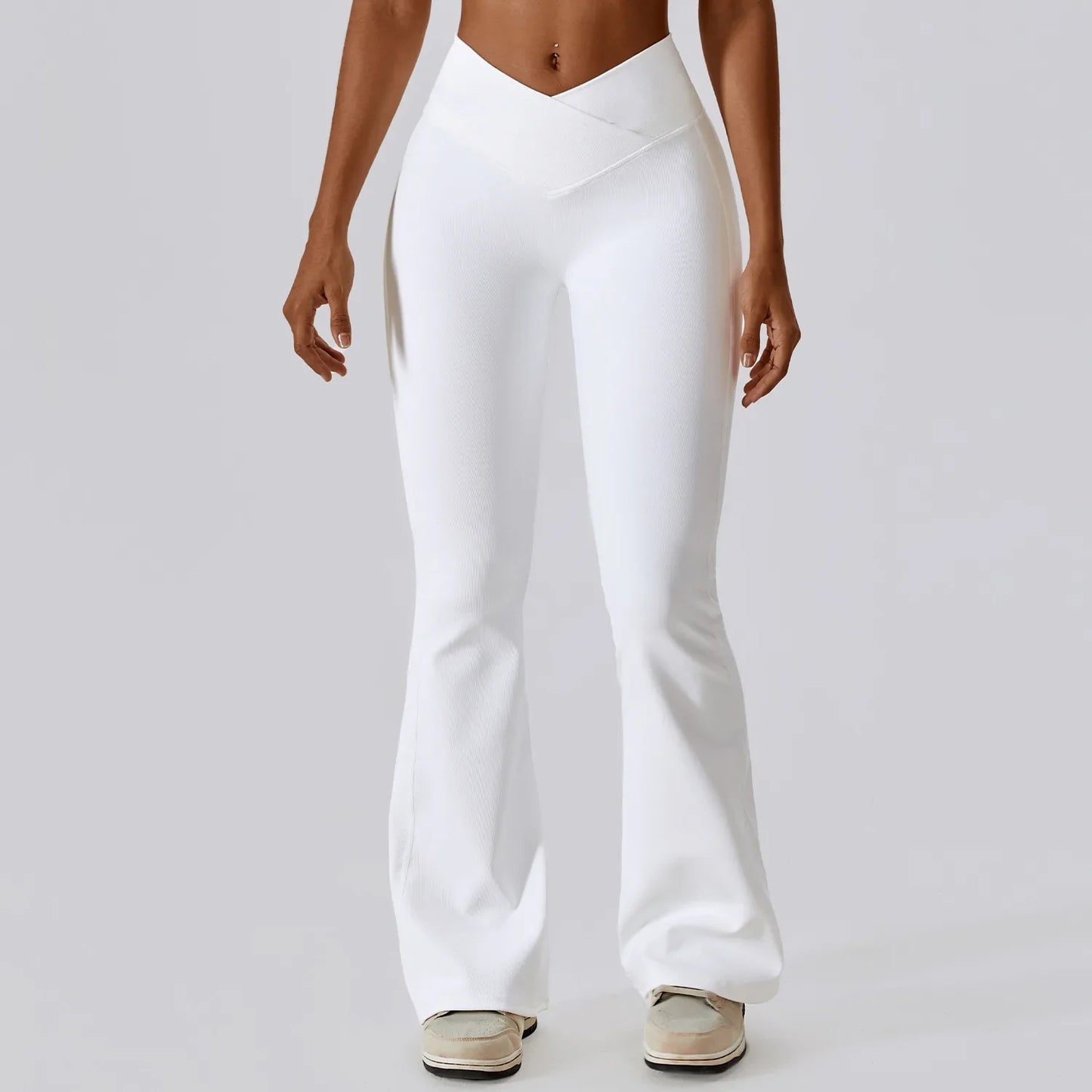 Cross-Waist Yoga Leggings