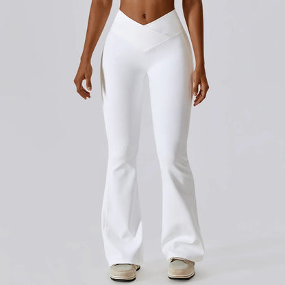 Cross-Waist Yoga Leggings