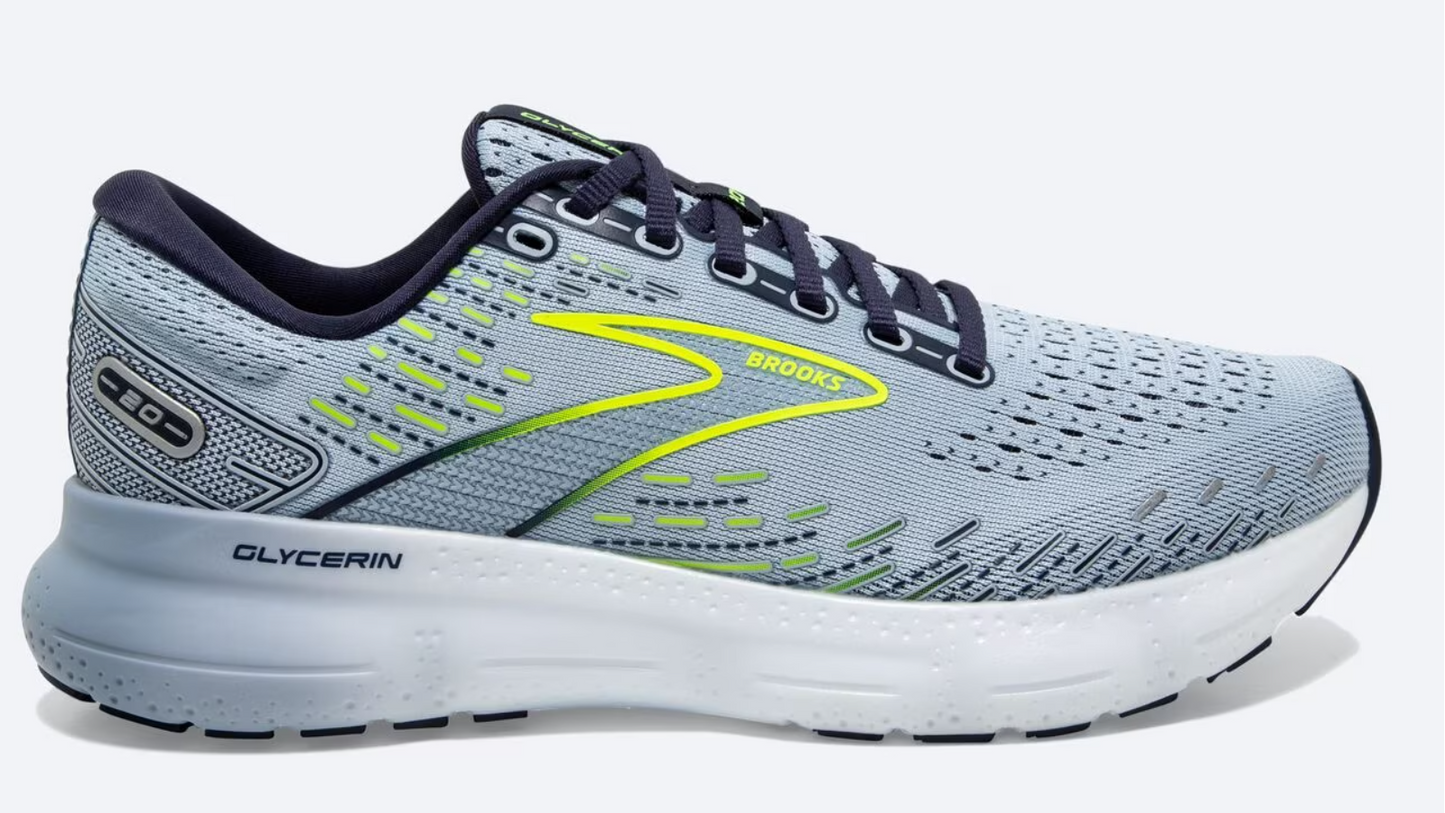Brooks Women's Glycerin 20- Light Blue/Peacoat/Nightlife (1203691B416)