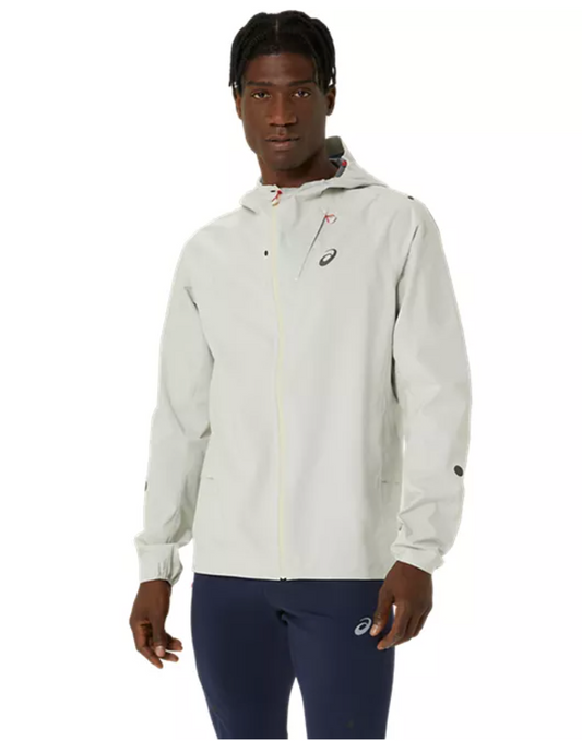 ASICS Men's Metarun Waterproof Jacket Birch (2011D121)