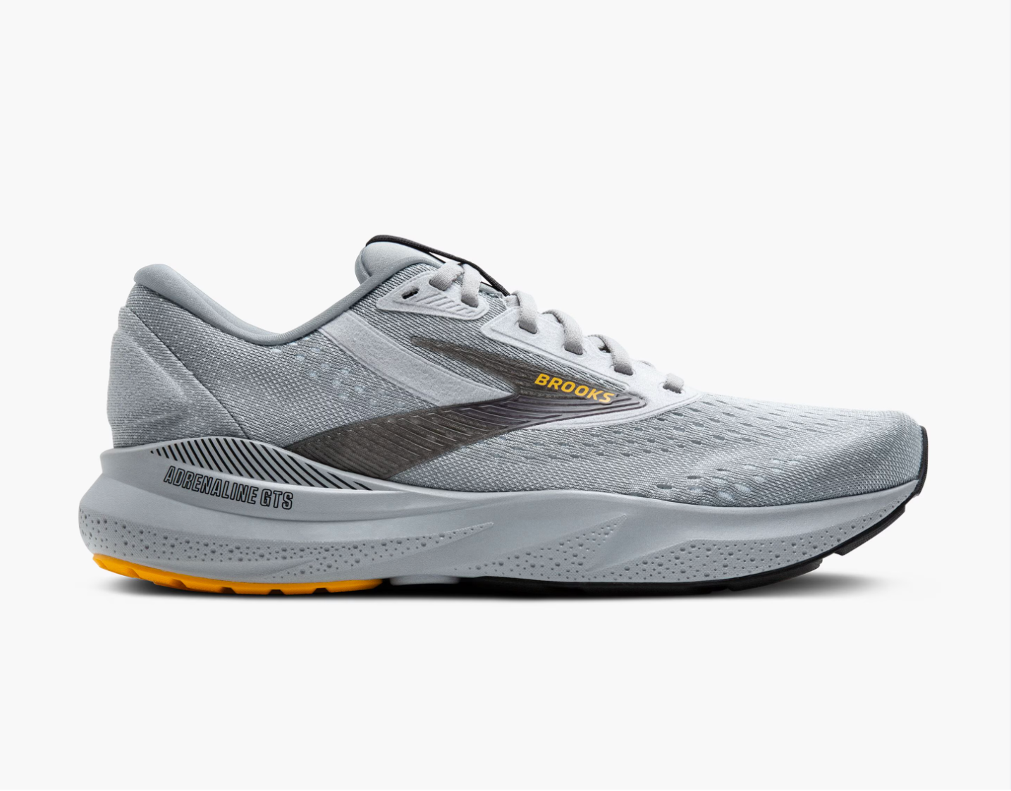 Brooks Mens Adrenaline GTS 24 Wide- Alloy/White/Gold Fusion (1104371D084)