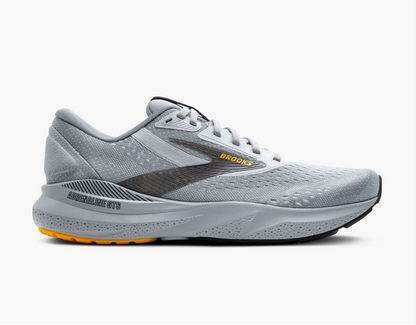 Brooks Mens Adrenaline GTS 24 Wide- Alloy/White/Gold Fusion (1104371D084)