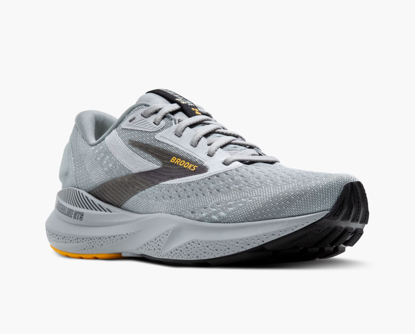 Brooks Mens Adrenaline GTS 24 Wide- Alloy/White/Gold Fusion (1104371D084)