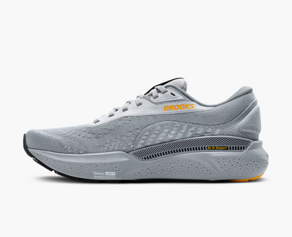 Brooks Mens Adrenaline GTS 24 Wide- Alloy/White/Gold Fusion (1104371D084)