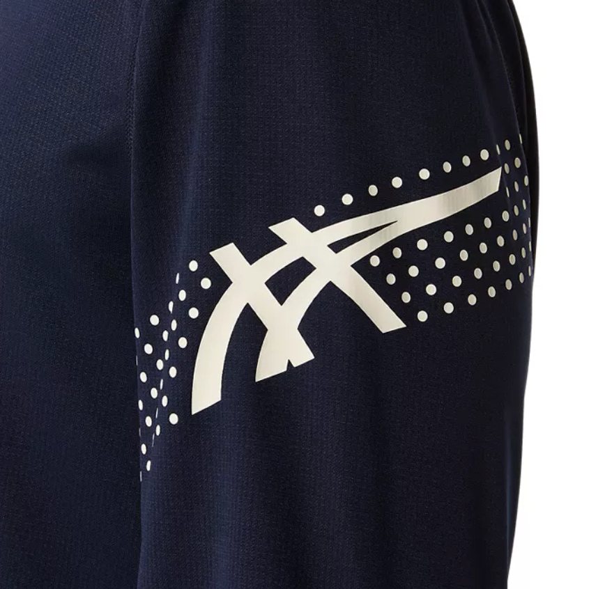 ASICS Men's Icon Long Sleeve 1/2 Zip Midnight (2011D241)
