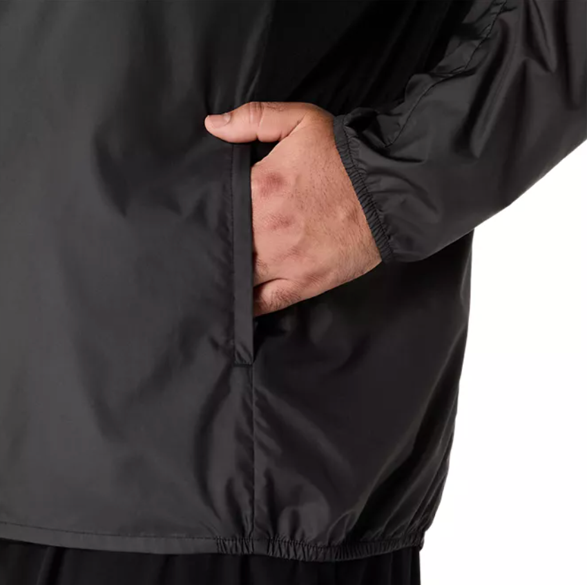 2025 Madison Marathon Official Finisher - ASICS Men's Silver Jacket Black (2011D235) (MM-11)