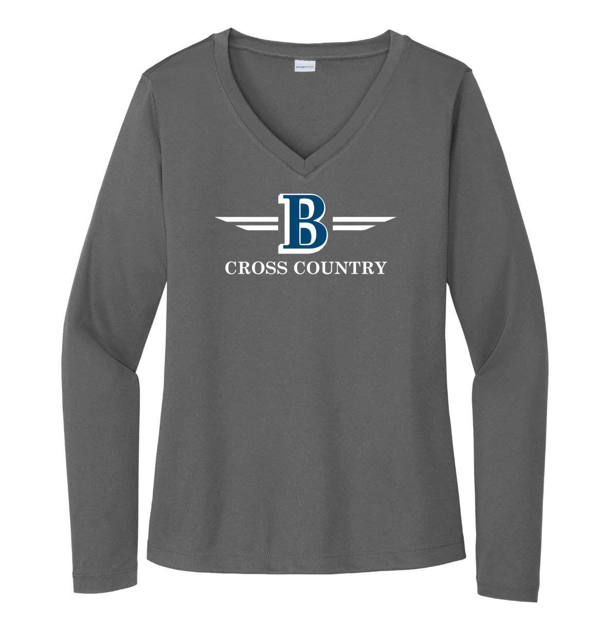 Bromfield Cross Country - Women's Long Sleeve Performance V-Neck Tee (LST353LS)