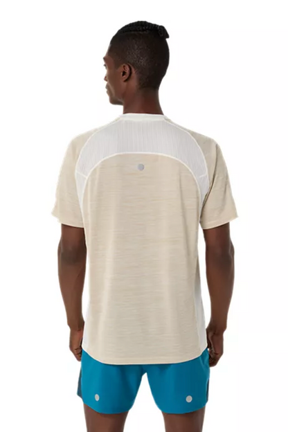 2027 ASICS Los Angeles Marathon-ASICS Men's Road SS Top Cream (2011D453) (LA27-04)