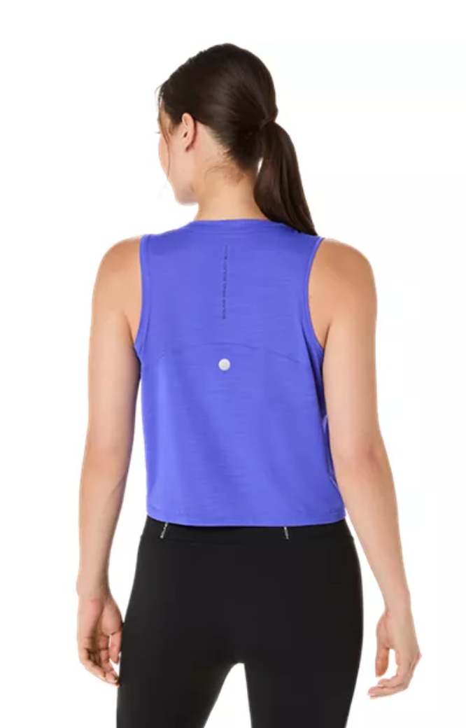 2026 ASICS Los Angeles Marathon FINISHER - ASICS Women's Road Crop Top Cobalt (2012D368) (LA26-27)