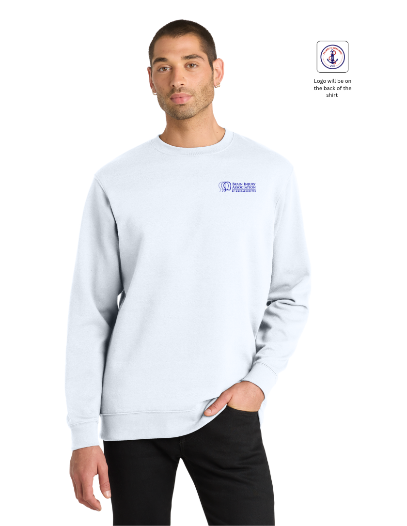 Brain Injury Association of MA FRR - Unisex Fleece Crewneck Sweatshirt (DT6104)