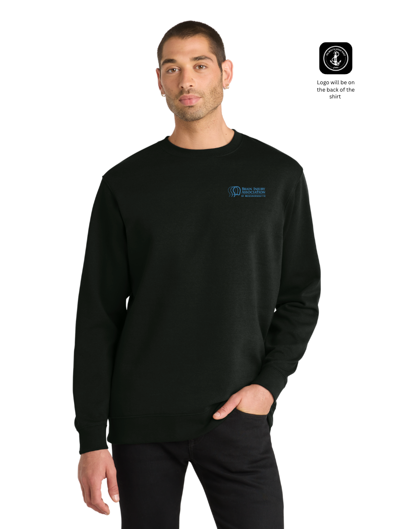Brain Injury Association of MA FRR - Unisex Fleece Crewneck Sweatshirt (DT6104)