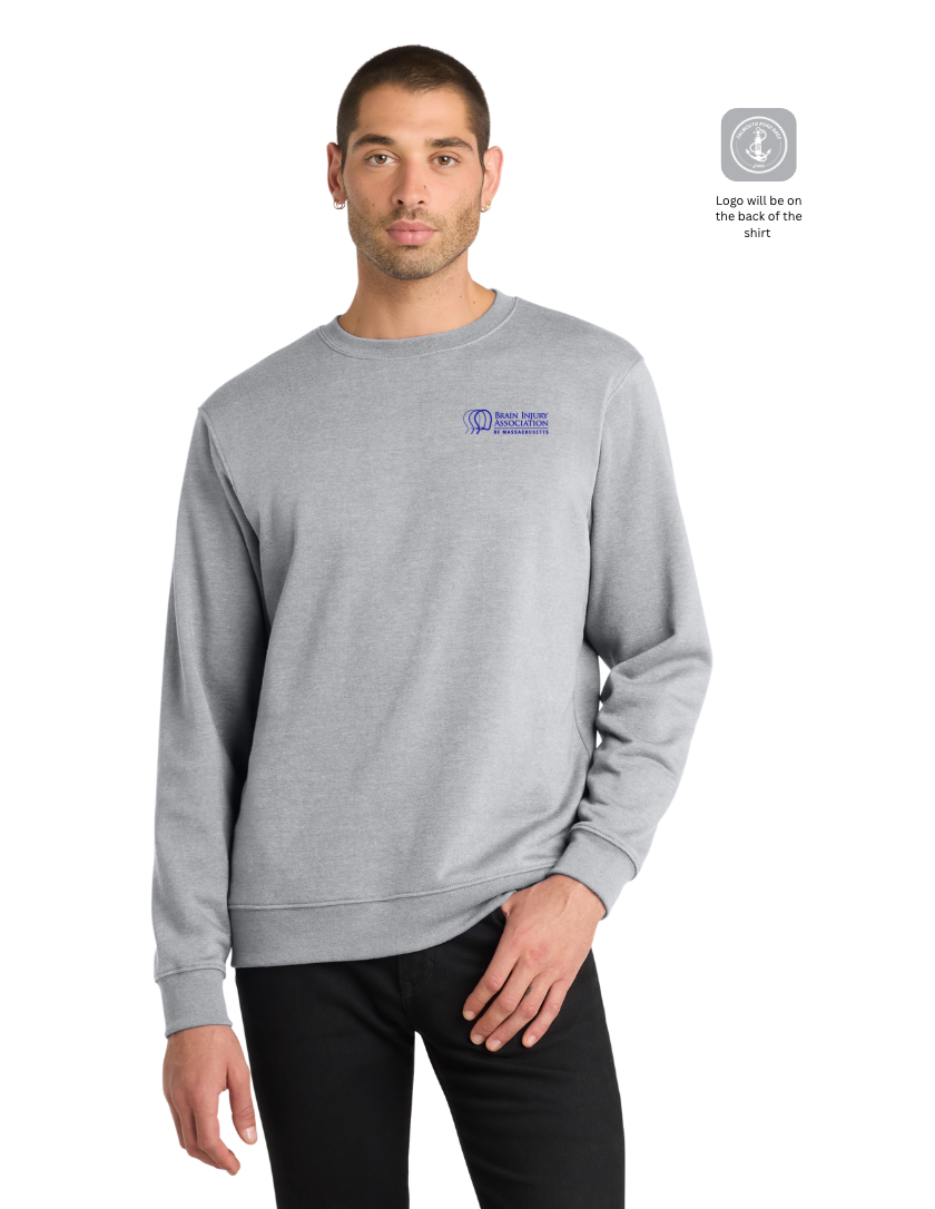 Brain Injury Association of MA FRR - Unisex Fleece Crewneck Sweatshirt (DT6104)