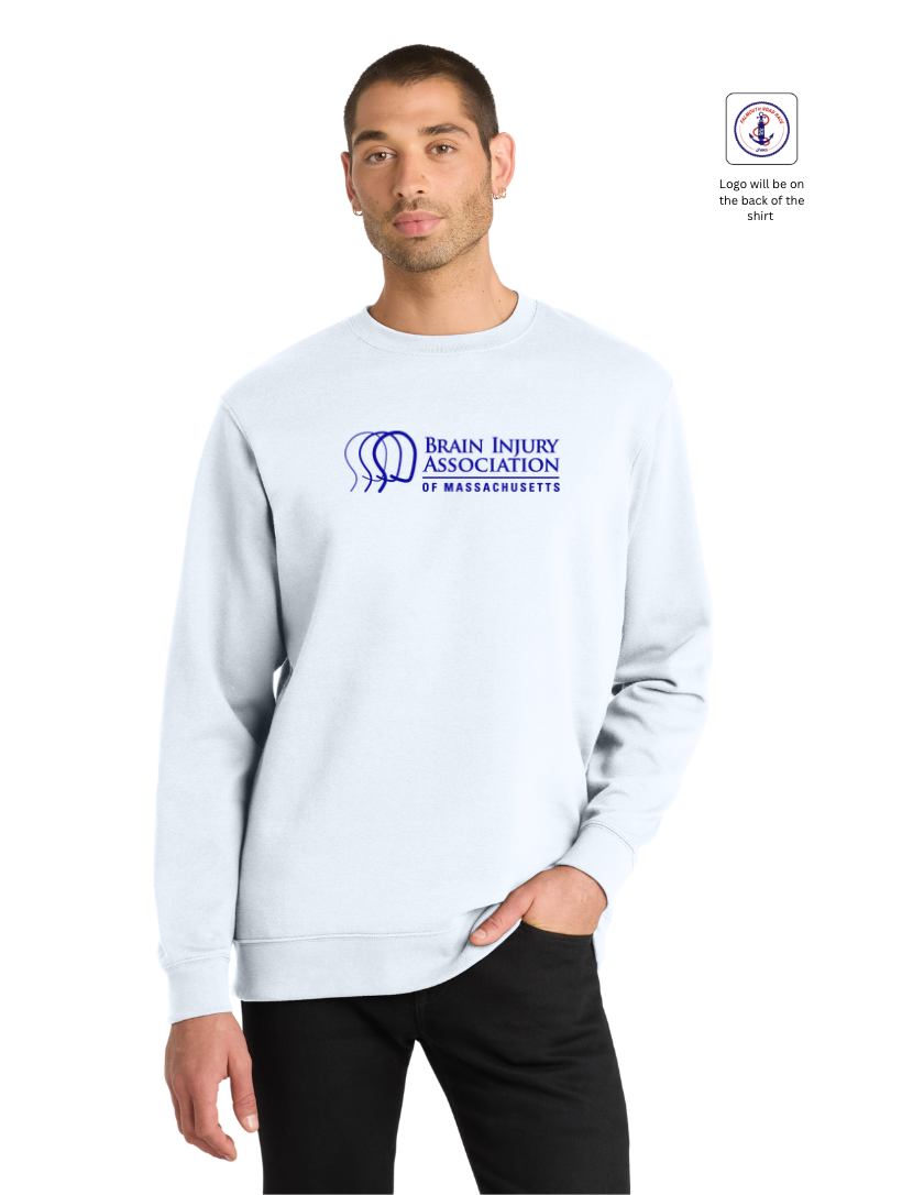 Brain Injury Association of MA FRR - Unisex Fleece Crewneck Sweatshirt (DT6104)