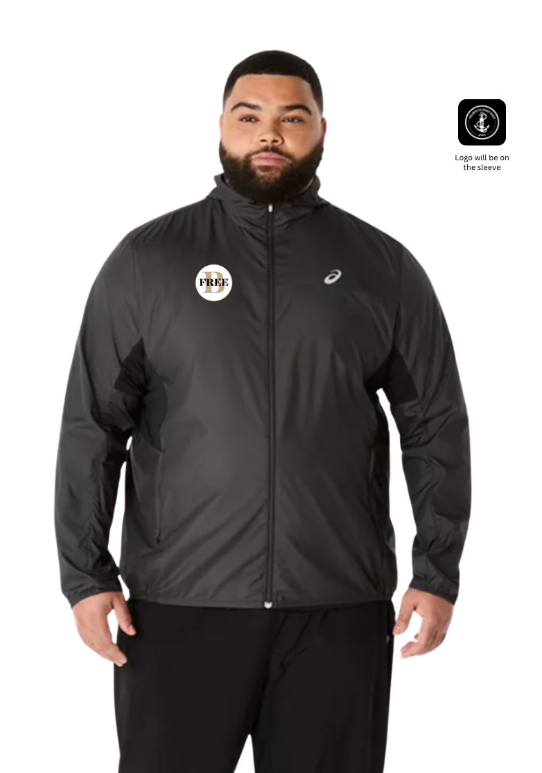 BFREE Wellness, Inc. FRR - ASICS Men's Silver Jacket Black (2011D235)