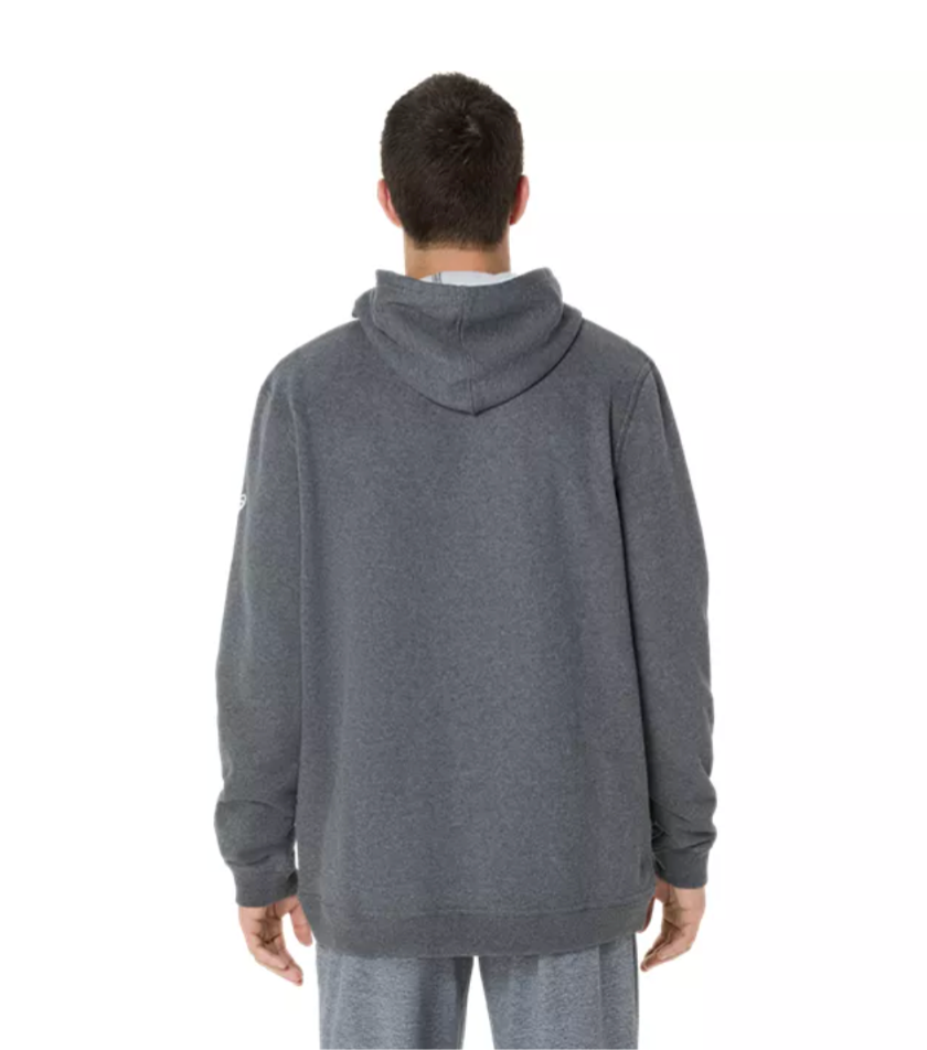 2026 ASICS Los Angeles Marathon - ASICS Unisex Sunday Sana Fleece Hoodie - Dark Heather Grey (2033B739) (LA26-13)
