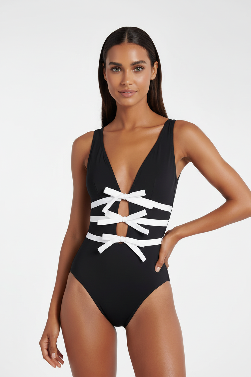 Isla Contour One-Piece with Optional Wrap Skirt