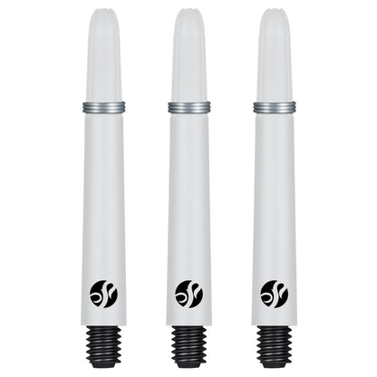 SHOT - Koi CARBON Dart Shafts - White