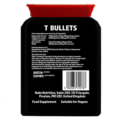 T Bullets Testosterone Booster for Men