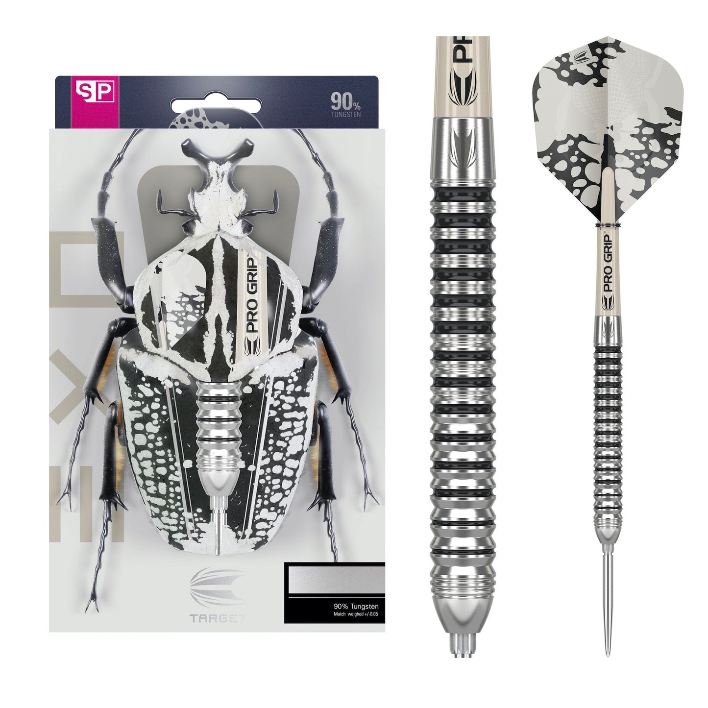 TARGET - EXO SP01 Steel Tip Darts - 90% Tungsten - 23g