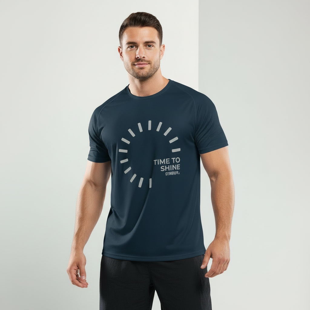 GymBumUK Time To Shine Men's Performance T-Shirt