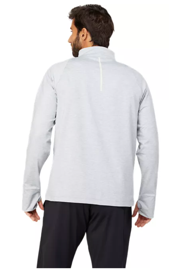 ASICS Men's Thermopolis Quarter Zip - Light Heather Gray (2011C011)