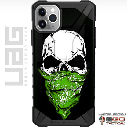 Multi-Colored Bandanna Skull Bandit Custom Printed Case Design for Apple, Samsung, Google & Motorola Phone Models