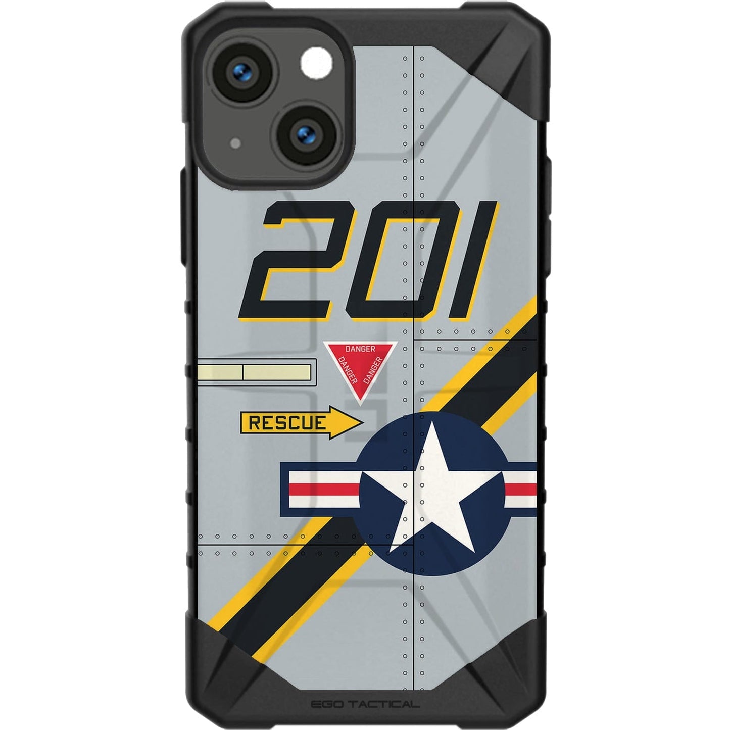 Aircraft Markings Tailcodes & Insignia on Sheetmetal Custom Printed Case Design for Apple, Samsung, Google & Motorola Phone Models