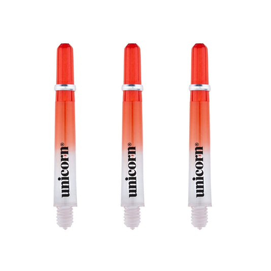 UNICORN - Gripper 4 Red Two Tone Shafts - Short - Medium - Long