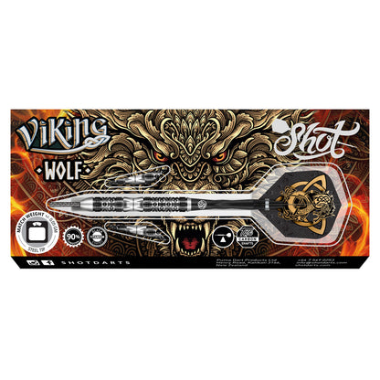 SHOT - VIKING WOLF Dart Set - 90% TUNGSTEN - 24g