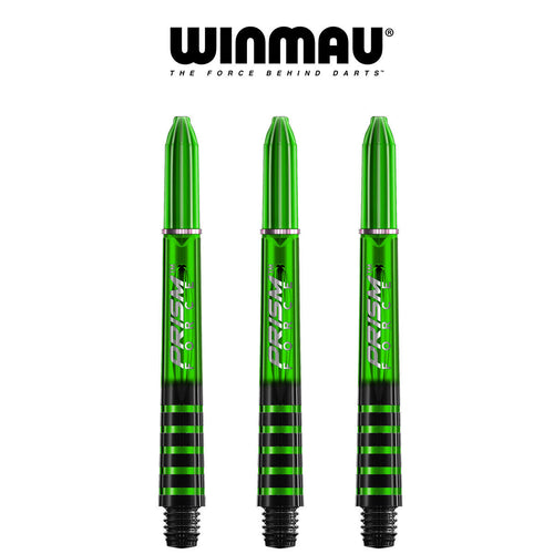 WINMAU Prism Force - Ring Lock Dart Shafts - MEDIUM GREEN