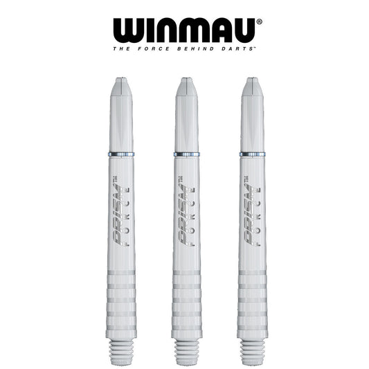 WINMAU Prism Force - Ring Lock Dart Shafts - MEDIUM WHITE