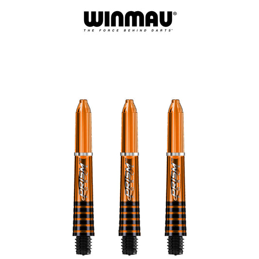 WINMAU Prism Force - Ring Lock Dart Shafts - SHORT ORANGE