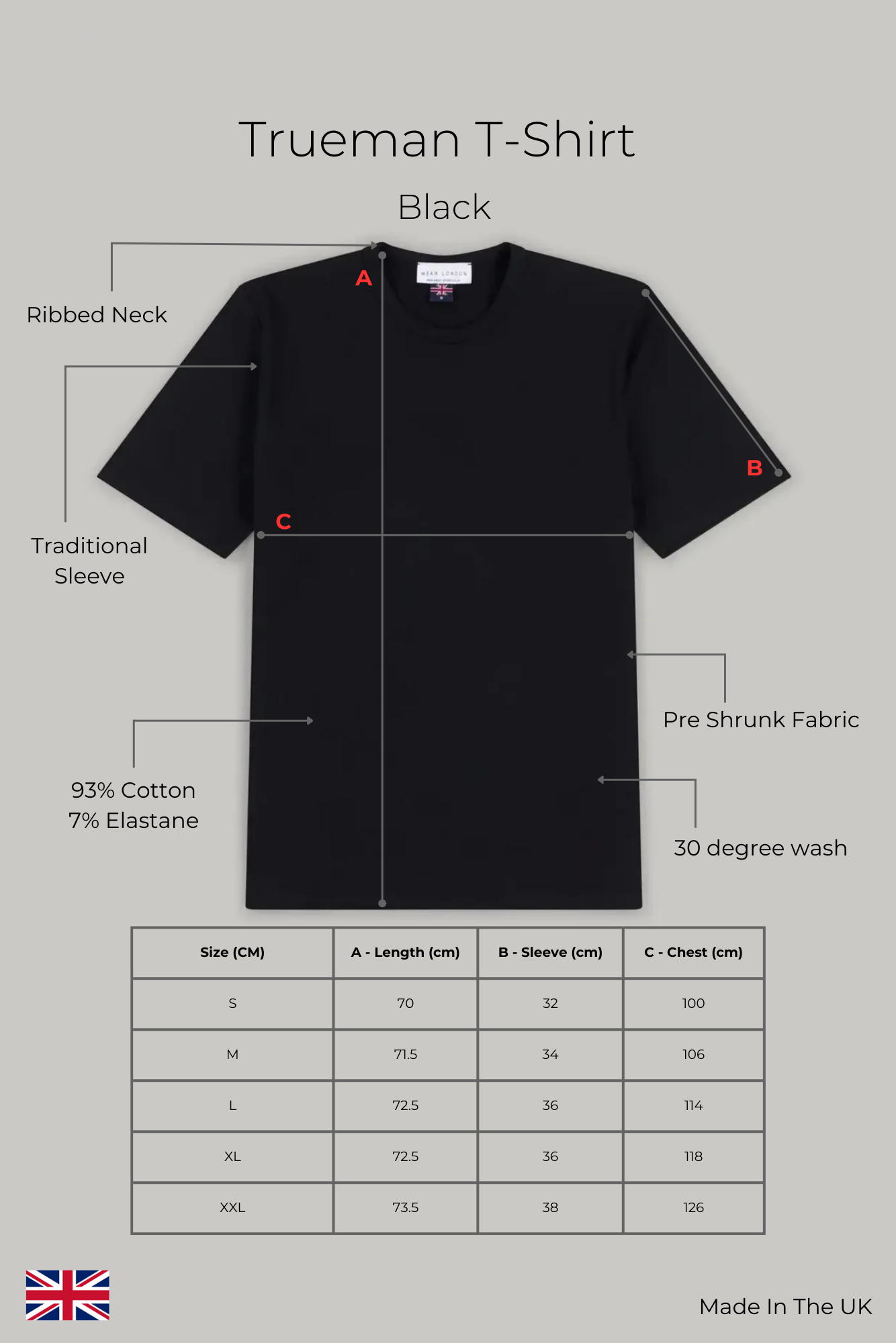 Trueman Regular Fit T-Shirt - Black