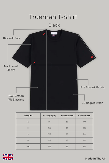 Trueman Regular Fit T-Shirt - Black