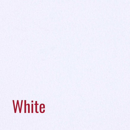 15" White - Siser StripFlock Pro Heat Transfer Vinyl (HTV)
