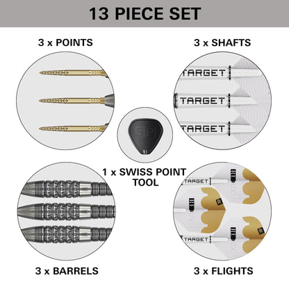 TARGET - 24g - Redux SP 02 - Steel Tip Swiss Point - 90% Tungsten Darts