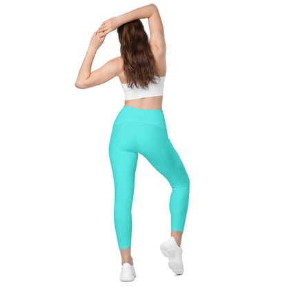 GymBumUK Aqua Pocket Leggings