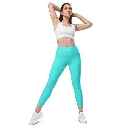 GymBumUK Aqua Pocket Leggings