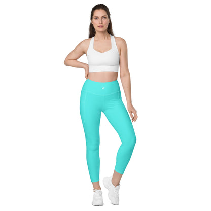 GymBumUK Aqua Pocket Leggings