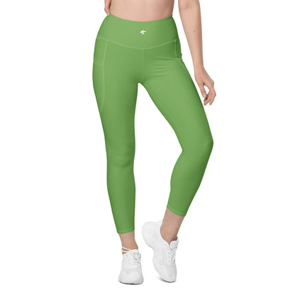 GymBumUK Green Pocket Leggings