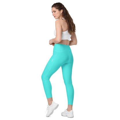 GymBumUK Aqua Pocket Leggings