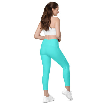 GymBumUK Aqua Pocket Leggings